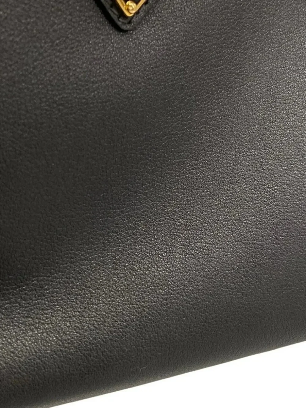 PRADA 1BC238 Black Leather Shoulder Bag